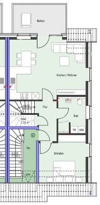 Grundriss DG DHH 1,Wohnung 4