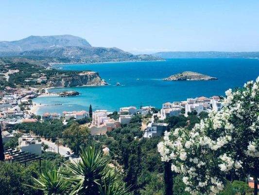 Kreta, Almyrida: Villa mit Meerblick und Swimmingpool zu verkaufen