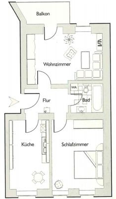 Grundriß WE 02