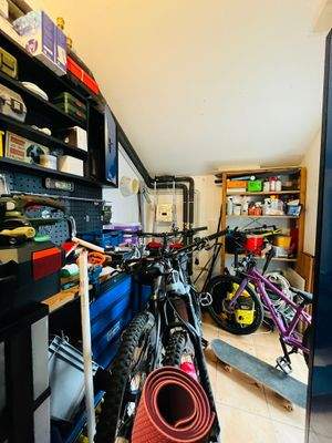 Abstellraum von außen und innen begehbar