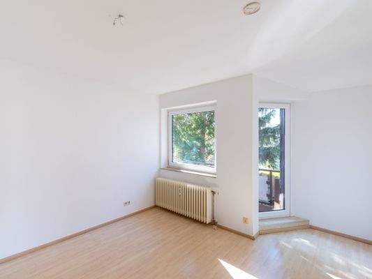 Schlafzimmer - Austritt auf den Balkon