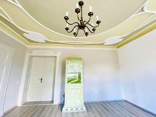 Detailansicht Kachelofen