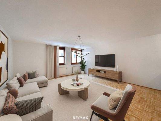 heller freundlicher Wohnbereich