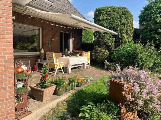 Blick auf die Terrasse