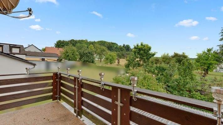 Aussicht Balkon 