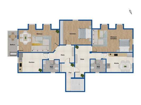 Grundriss Dachgeschoss