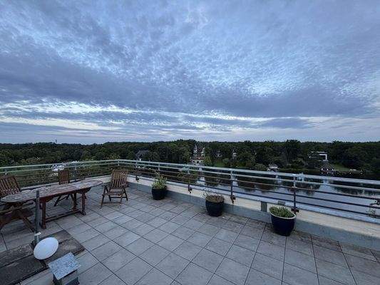 Blick von der Dachterrasse