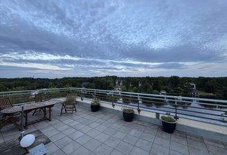 Blick von der Dachterrasse