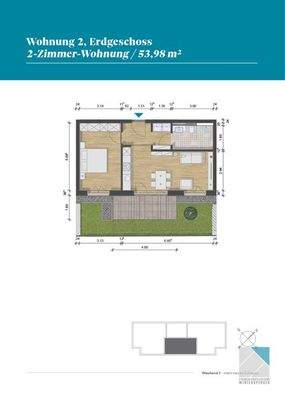 Wohnung 2 EG Grundriss