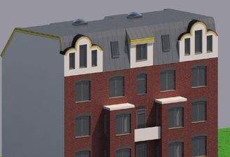 Animation aus den Bauantragsunterlagen