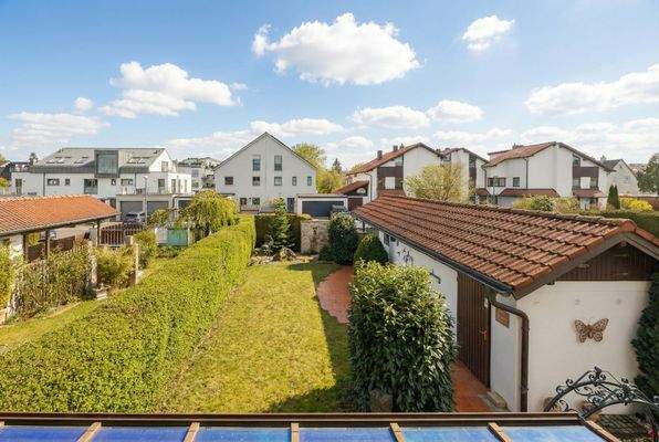 Ausblick in den Garten