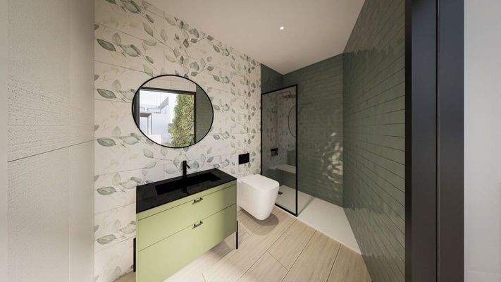 Modernes Haus mit unverbaubarem Blick zu verkaufen in Génova, Palma, Mallorca