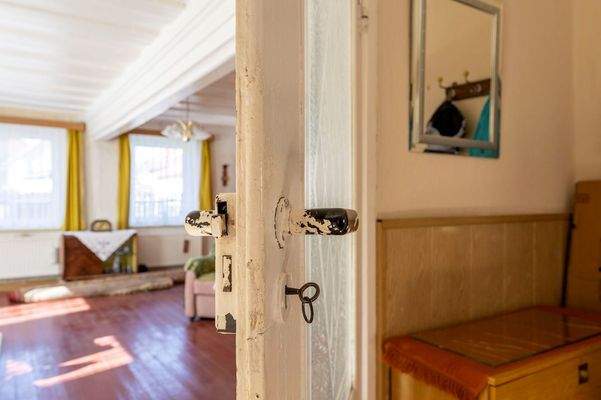 Blick ins Wohnzimmer