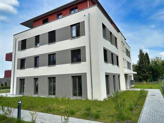 Hintere Gebäudeansicht