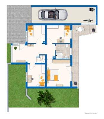 Grundriss / Skizze Erdgeschoss