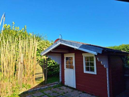 Gartenhütte in Südausrichtung