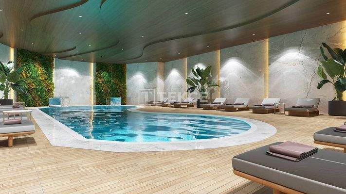 Apartments in a Complex with a Landscaped Garden in Kocaeli