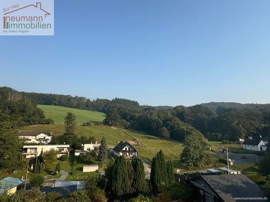 Ausblick vom Balkon