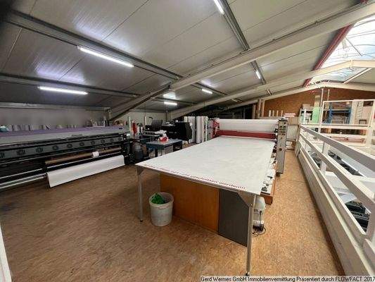 Produktionsfläche Obergeschoss 