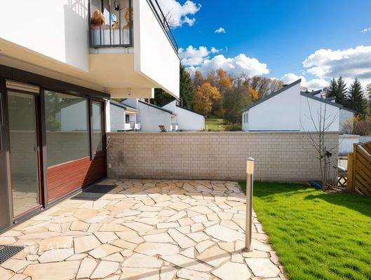 Garten-Terrasse - (KI generiert)