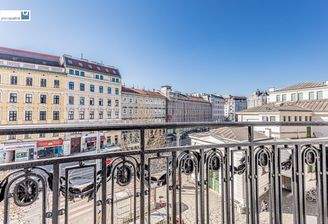 Blick vom französischen Balkon