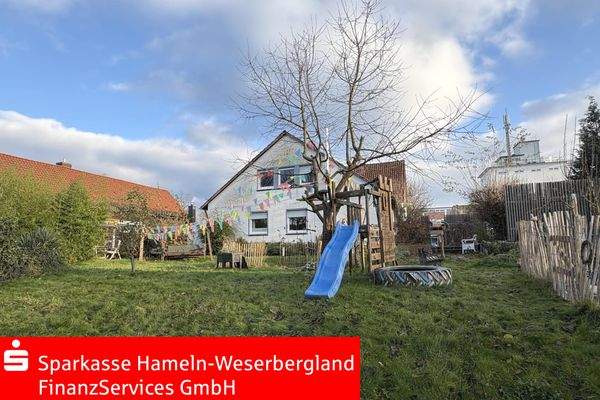 Rückseite mit Garten