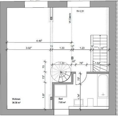 Grundriss 1. Etage