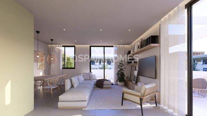 2 and 3-Bed Flats with Shared Pool in Jávea