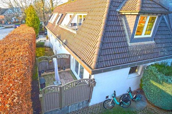 Man merkt kaum, dass man mitten im Stadtteilzentrum wohnt ...