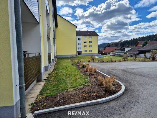 Zufahrt Eingang Nordseite