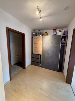 kleiner Flur vor den Schlafräumen und dem Badezimmer