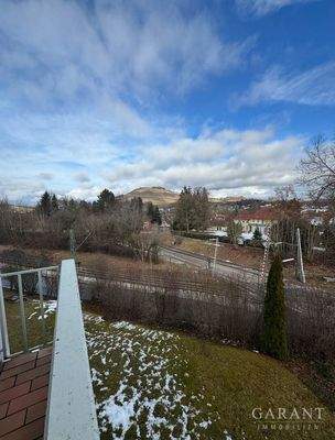 Schöner Ausblick vom Balkon