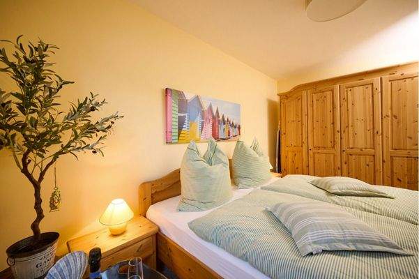 Schlafzimmer mit angenehmer Raumwirkung