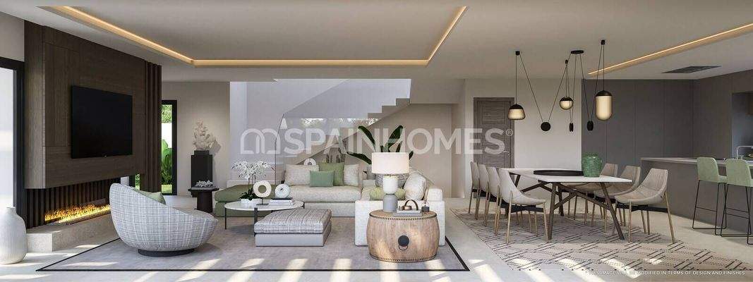 Sea View Luxury Detached Villas Near Golf Club in Mijas Malaga