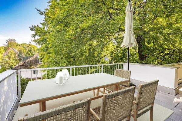 Digitale Wohnidee Dachterrassse