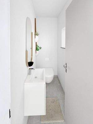 Gäste-WC digitalisiert