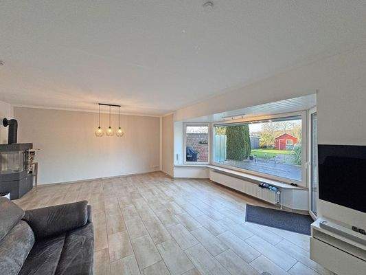 Wohnzimmer mit Kamin