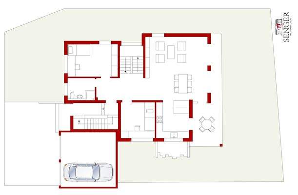 Wohnungsgrundriss EG
