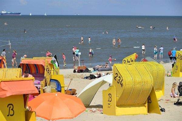 gepfegter Sandstrand