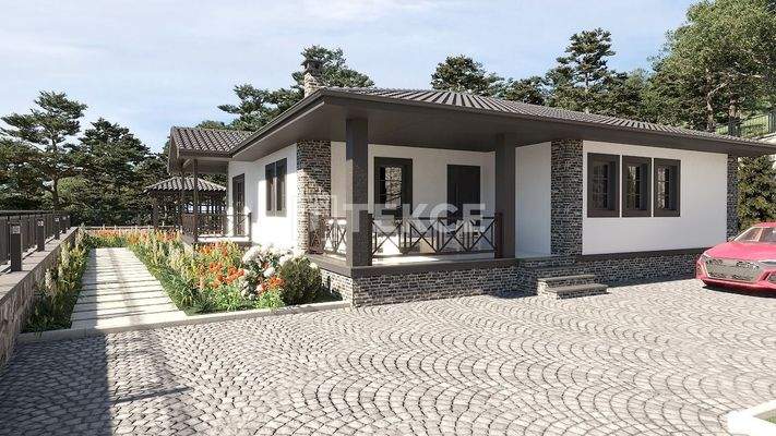 4-Bedroom Villas in a Complex in Trabzon Arsin