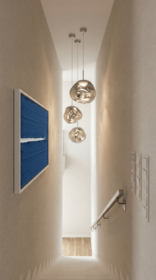 Treppenaufgang staged zum 6.OG