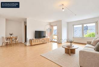 Helles Wohnzimmer im natürlichen Tageslicht