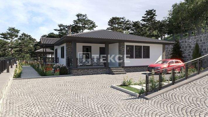 4-Bedroom Villas in a Complex in Trabzon Arsin