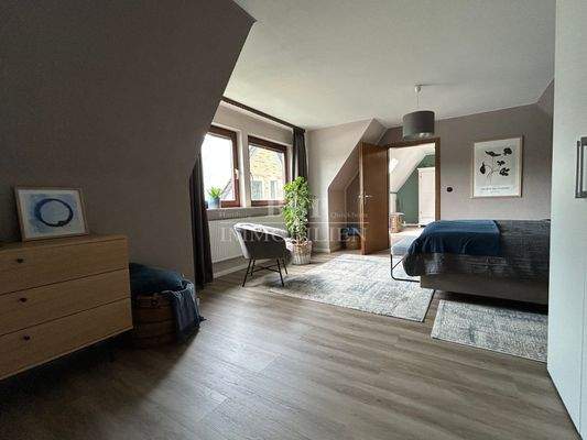 Großzügiger Schlafbereich