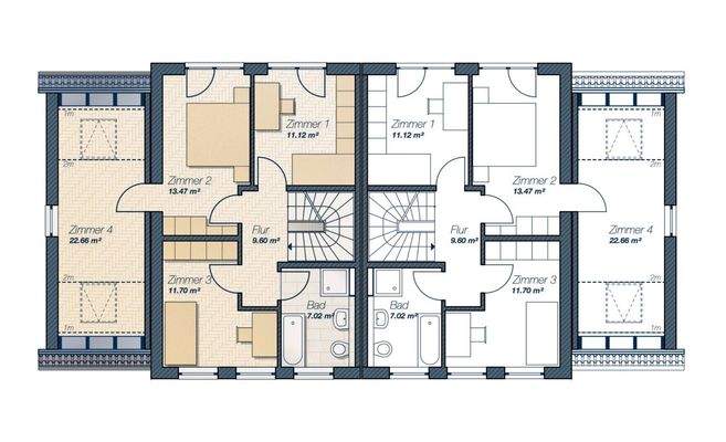 Grundriss Obergeschoss