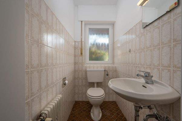 Gäste-WC im Erdgeschoss