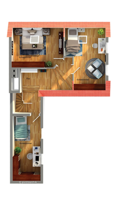 Grundriss Dachgeschoss