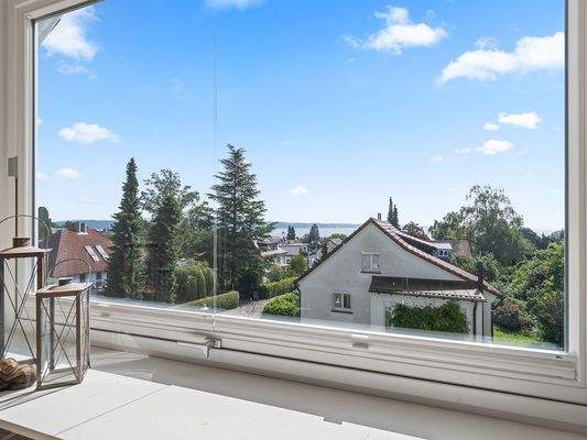 Aussicht Richtung Fähre Meersburg