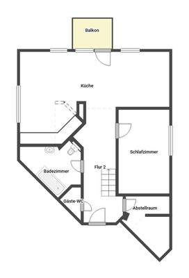 Grundriss Skizze 1.OG