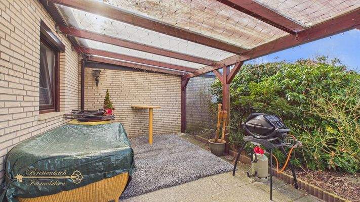 Überdachte Terrasse